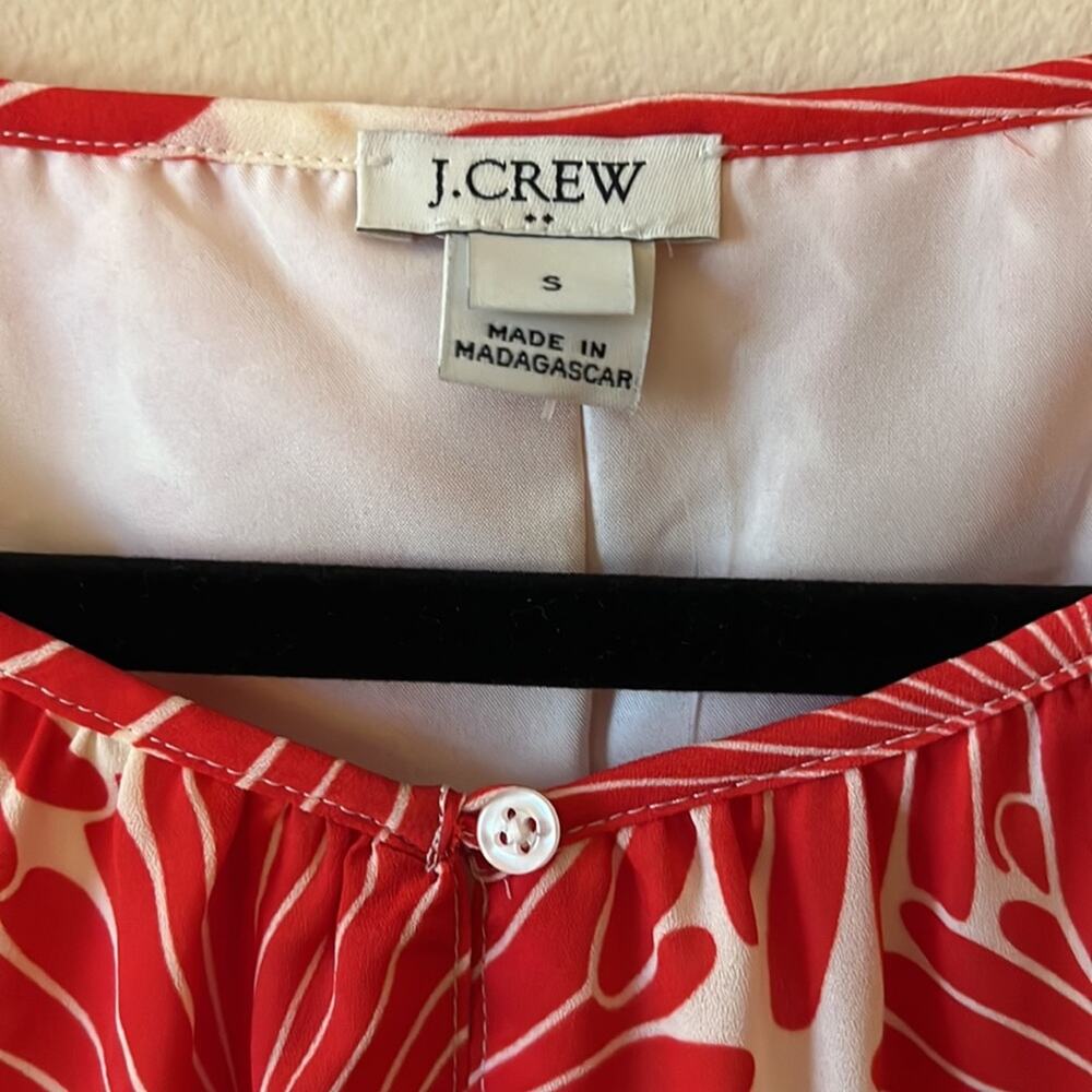 J. Crew Factory Sunburst Printed Flutter Tunic Dress Size S - Picture 3 of 8